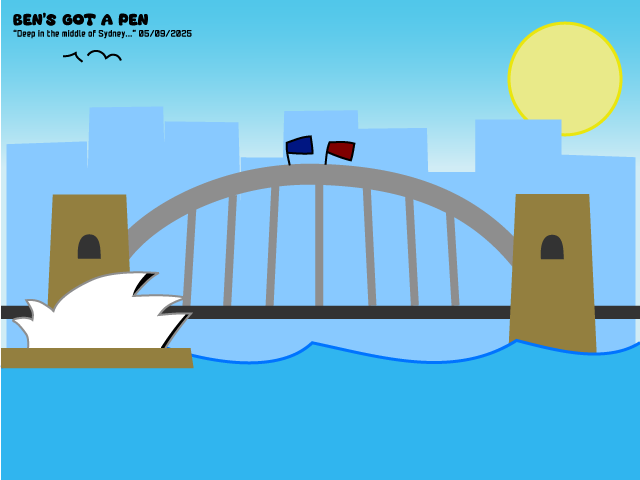 Deep in the middle of Sydney